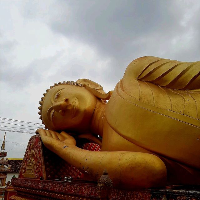 Golden Buddhist Temple in Vientiane