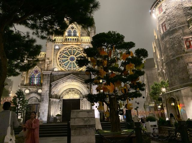 Night Walk At Ba Na Hills 