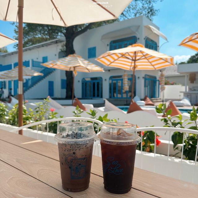 #คาเฟ่เปิดใหม่บางเสร่ วิวดีมาก Sea of love Pattaya