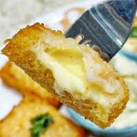 驚喜🧀芝心蝦多士🍞懷舊鐵板🥩扒餐