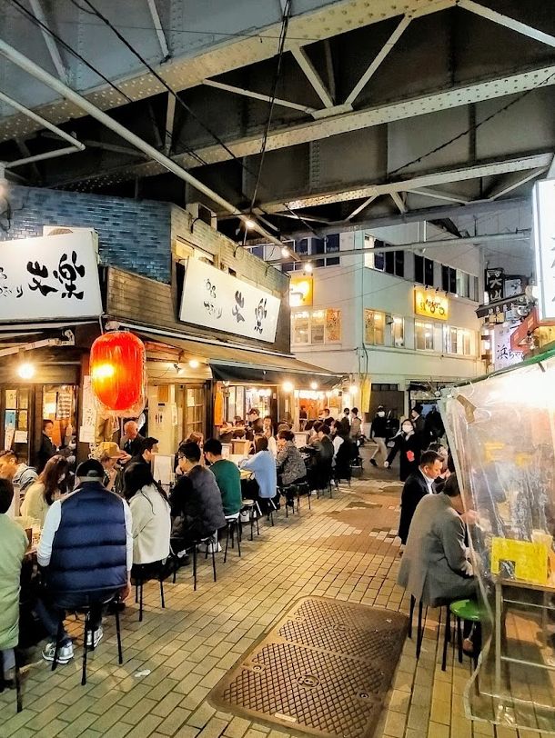 The night life in Asakusa