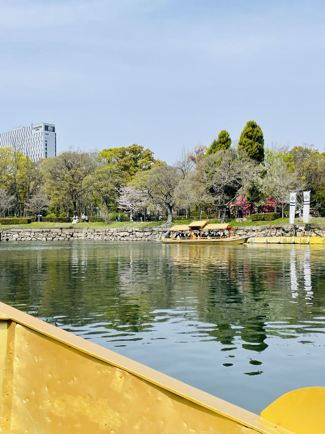 【大阪観光】大阪城を船上から見る「御座船」に乗船！