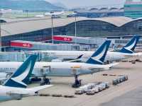 【香港】飛行機ビューに最適な空港内ブリッジ🌉