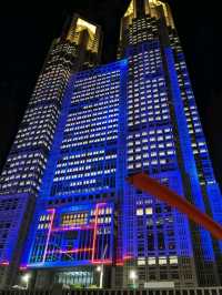 日本東京-免費高樓景觀台&光雕秀：東京都廳展望台