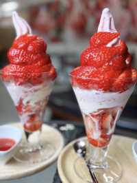 【福岡カフェ】自家農園超完熟あまおうのスイーツが食べられるお店🍓