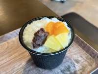 熊本・中央区。『近藤製飴本舗』の熟氷白くま(かき氷)🍧