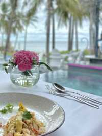 ห้องอาหารวิว Pool&Beach ที่สวยที่สุด🍸ในหัวหิน 