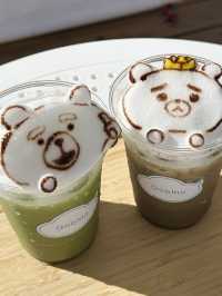 【糸島カフェ】リクエストで描いてくれる3Dラテアート☕️