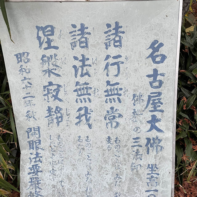 【名古屋】探索綠色大佛：心靈與自然的和諧之美
