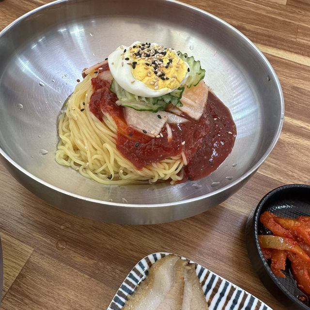 Korean Noodle WITH ICE? 🥶