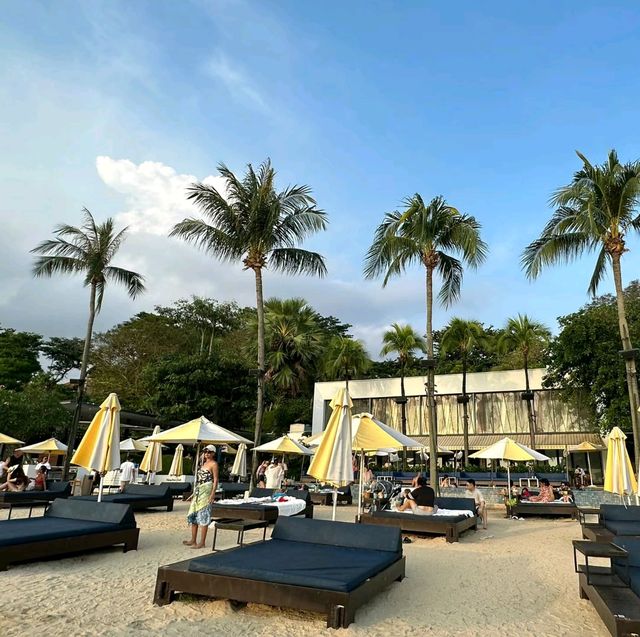 Sunset at Tanjong Beach Club Bar