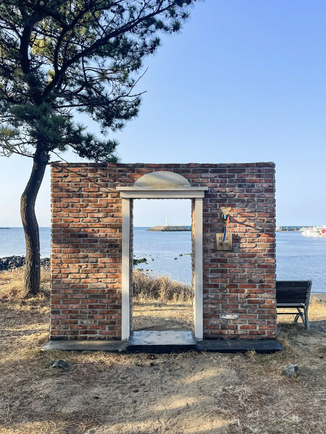 제주도 한적한 바다 ‘하모해수욕장’