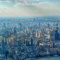 Shanghai from the clouds