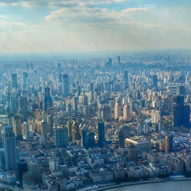 Shanghai from the clouds