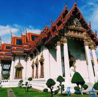 泰國曼谷著名歷史古跡皇家寺廟景點Wat Amarinthraram Worawihan，適合打卡拍照📸冥想