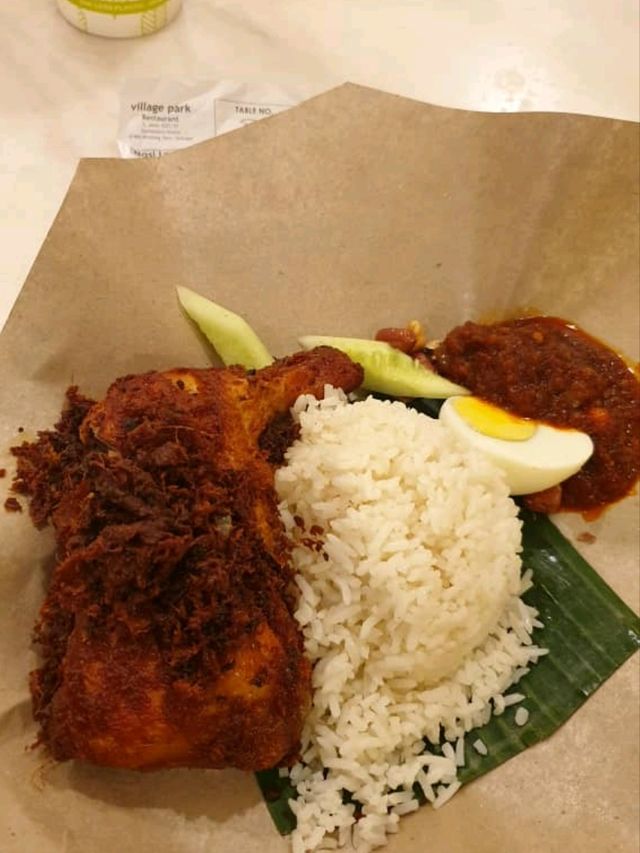 Taste Malaysia’s Best: Nasi Lemak Ayam Goreng at Village Park