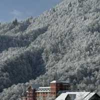 在西嶺雪山拍到人生風景照片