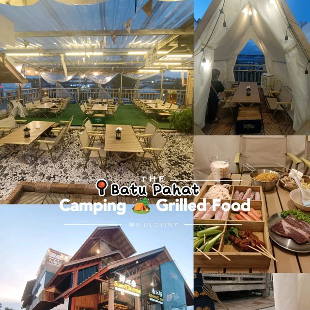 Discover Windy Rooftop BBQ inside camping 🏕️ style 