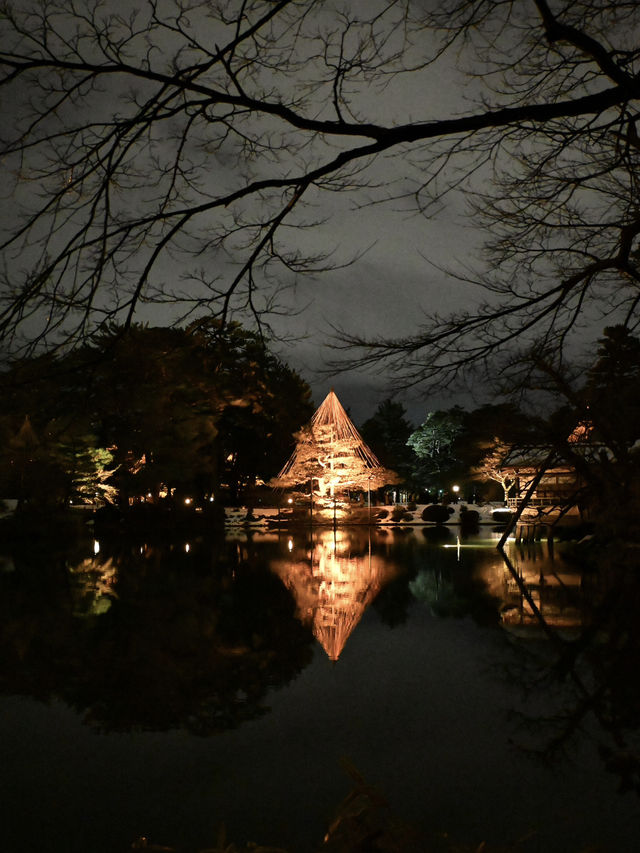 【石川】兼六園の夜間ライトアップ✨美しい雪吊り