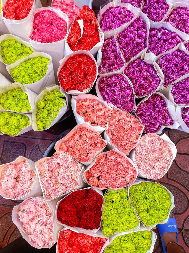 Flowers market in Bangkok💐