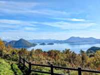 居高臨下鳥瞰洞爺湖&有珠山的好地點：洞爺湖觀景台 サイロ展望台
