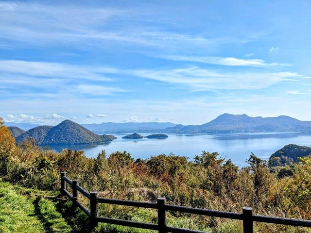 居高臨下鳥瞰洞爺湖&有珠山的好地點：洞爺湖觀景台 サイロ展望台