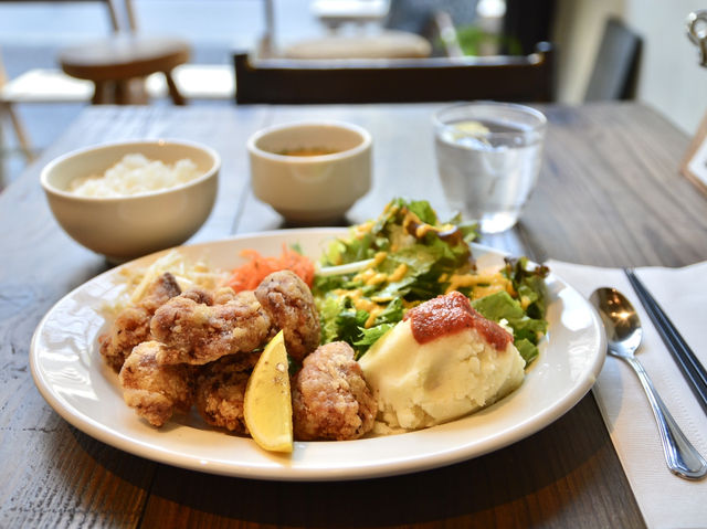 Delicious Karaage Lunch at Kitade Shokudo