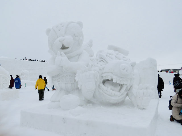 🇯🇵 北海道旭川冬祭 真的好大型好壯觀❄️