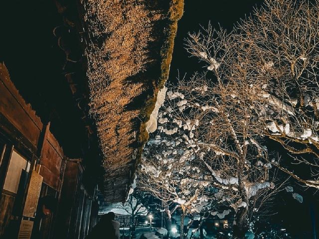 【高山】予約無しで見れる合掌造り集落のライトアップ✨