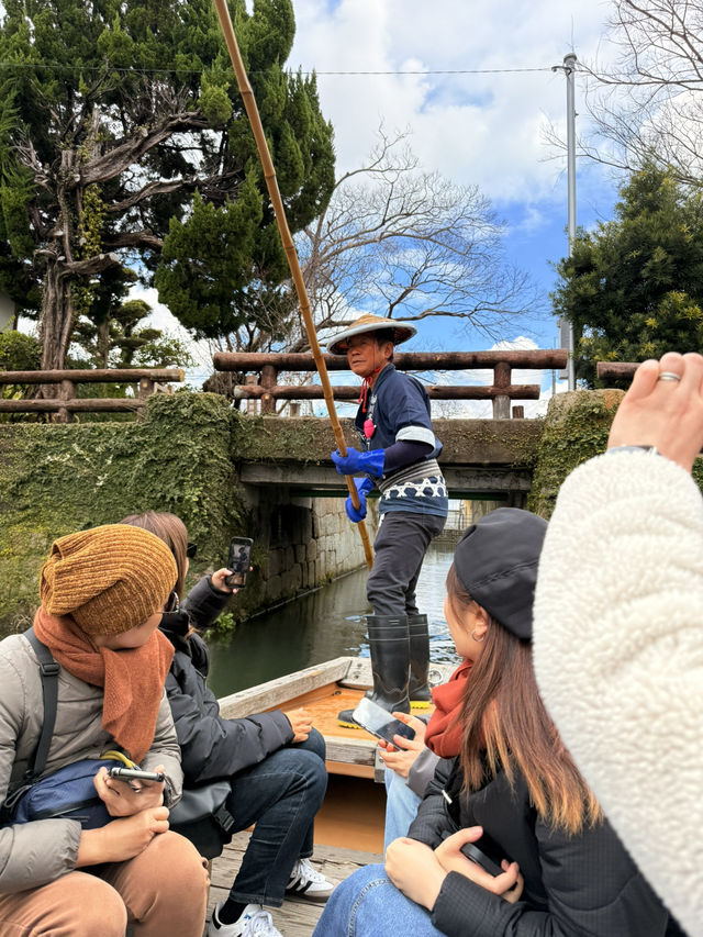 福岡｜水鄉柳川遊船 飽覽江戶時代城下町美景與船夫技藝