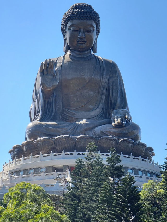 The majestic statue 