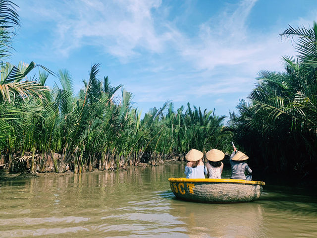 🇻🇳 越南 體驗當地漁民傳統交通工具 過程超級刺激🛶🎋