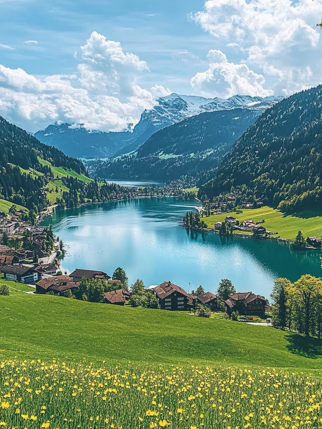 まるで絵画の中に迷い込んだような町｜スイス・ルンゲルン Lungern