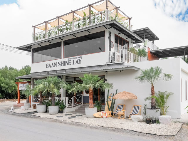 📍 บ้านชายเล บางปู - Baan Shine Lay 🌳🍰☕️