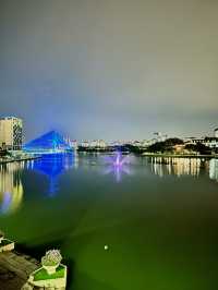Rose-Tinted Serenity – Putra Mosque After Dark