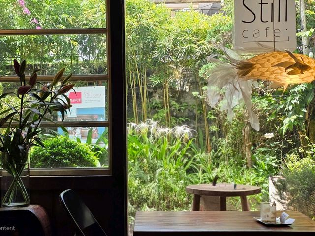 Beautiful atmosphere, but the coffee could be better