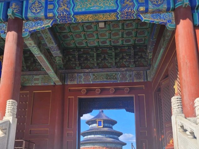 Sunny day at Temple of Heaven in Beijing