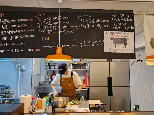 💗💓광안리 샌드위치 미국 감성 브런치 해피멜트🤍💙