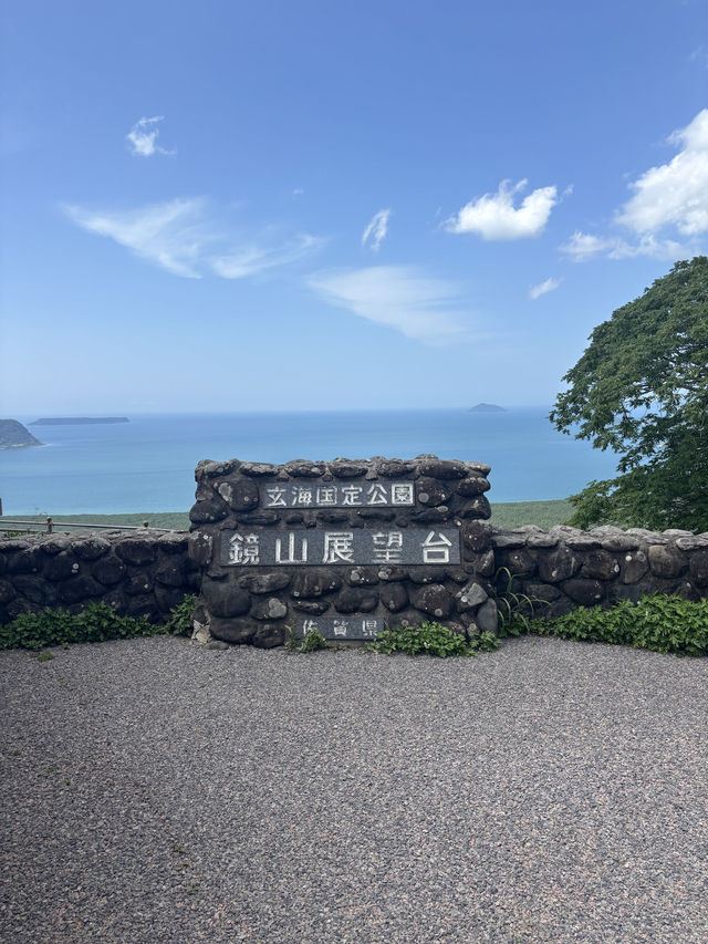 탁트인 가라쓰 전망을 한눈에 볼 수 있는 곳💙