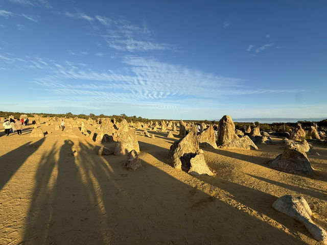 Pinnacles during sunset