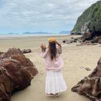 หาดลับปราณบุรี หาดคุ้งทราย