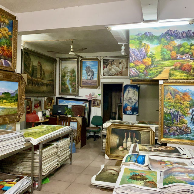 🎨【深圳・大芬油絵村でアートの街歩き】 