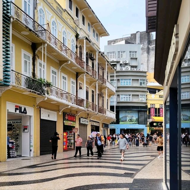 Vibrant Stroll Through Senado Square Vibrant Stroll Through Senado Square