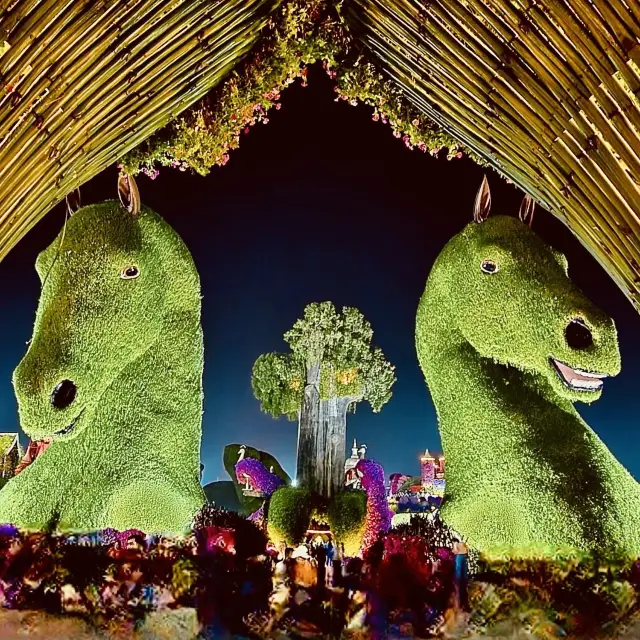 杜拜奇蹟花園:獨行旅人的綻放奇境! #FloralFantasy
