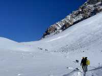 One of the toughest yet most rewarding parts of the Annapurna Circuit👫😎😍👍