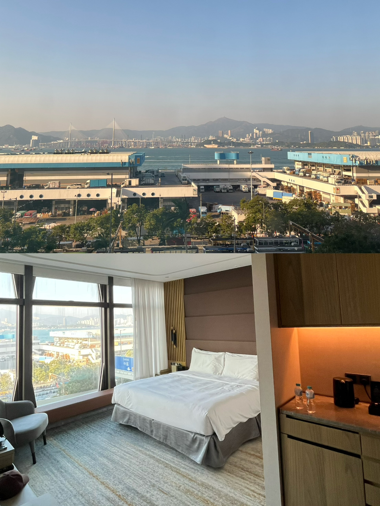 Every time I come to Hong Kong, I have to go back to the 181 Cantonese Sea Hotel in Sai Ying Pun! This time I really want to promote it to you ~ The location is so beautiful that you have no friends, two or three minutes walk from the exit of Sai Ying Pun Station, there is a tram and an authentic market downstairs. If you want to experience the old district style of Hong Kong Island and convenient travel, you don't have to compromise! 🥳🥳

The high floor of the room is extremely open! Floor-to-ceiling glass overlooks the boundless sea view and West Point city view, day to see the boats coming and going, at night to see the night view of the Victoria Harbor and the lights, the quiet and bustling feeling is very unique ~🤩

The whole room intelligent operation is really cool, press the button to adjust the lighting, air conditioning and curtains, lazy mode is fully on! After taking a shower, my whole body is fragrant, and I feel particularly sweet when I sleep ~😎😎

The hotel design blends retro brick elements with modern lines, making it great for photos! Two steps away is a century-old shop, mural street and seafood street. Know how to live in this area to really know how to play Hong Kong ~ 👍🏼👍🏼
#HongKongGood Places #HongKongFood