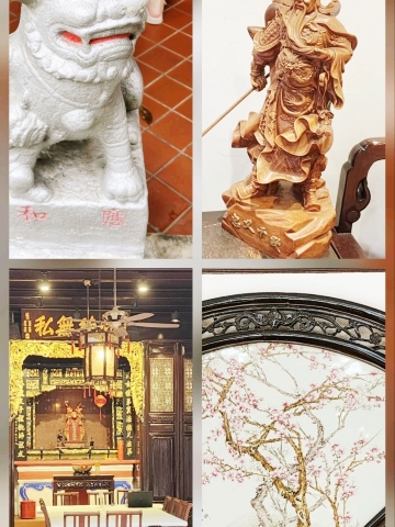 【 木彫面関羽 】　古玩骨董　27ｃｍ Amazon.co.jp: 14cm関羽彫刻木像乗馬馬関羽風水家の装飾 : ホーム