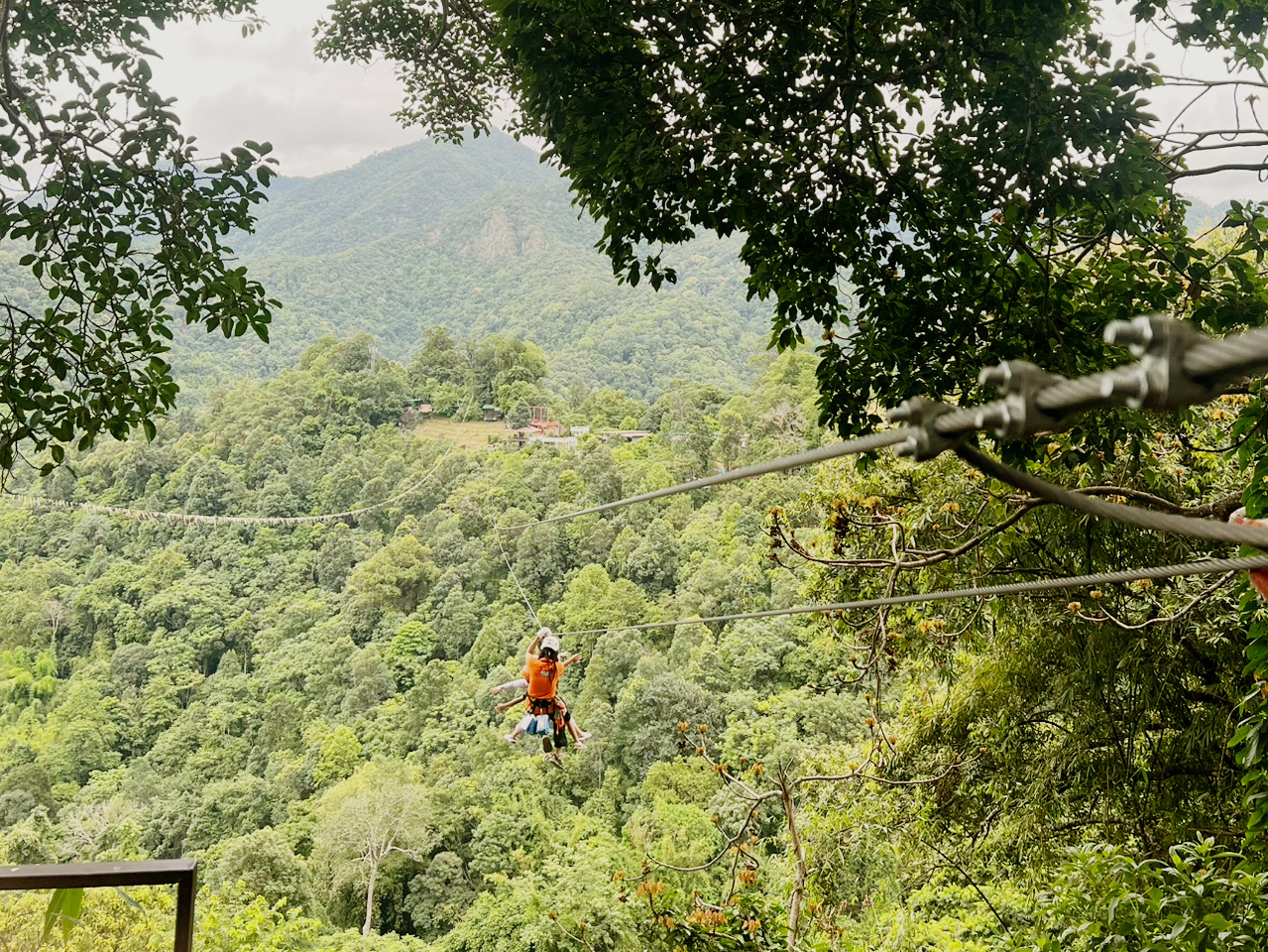Skyline Adventure in Chiang Mai, Thailand｜Thrilling Jungle Zipline Experience + Giant Swing + Go-Karts!