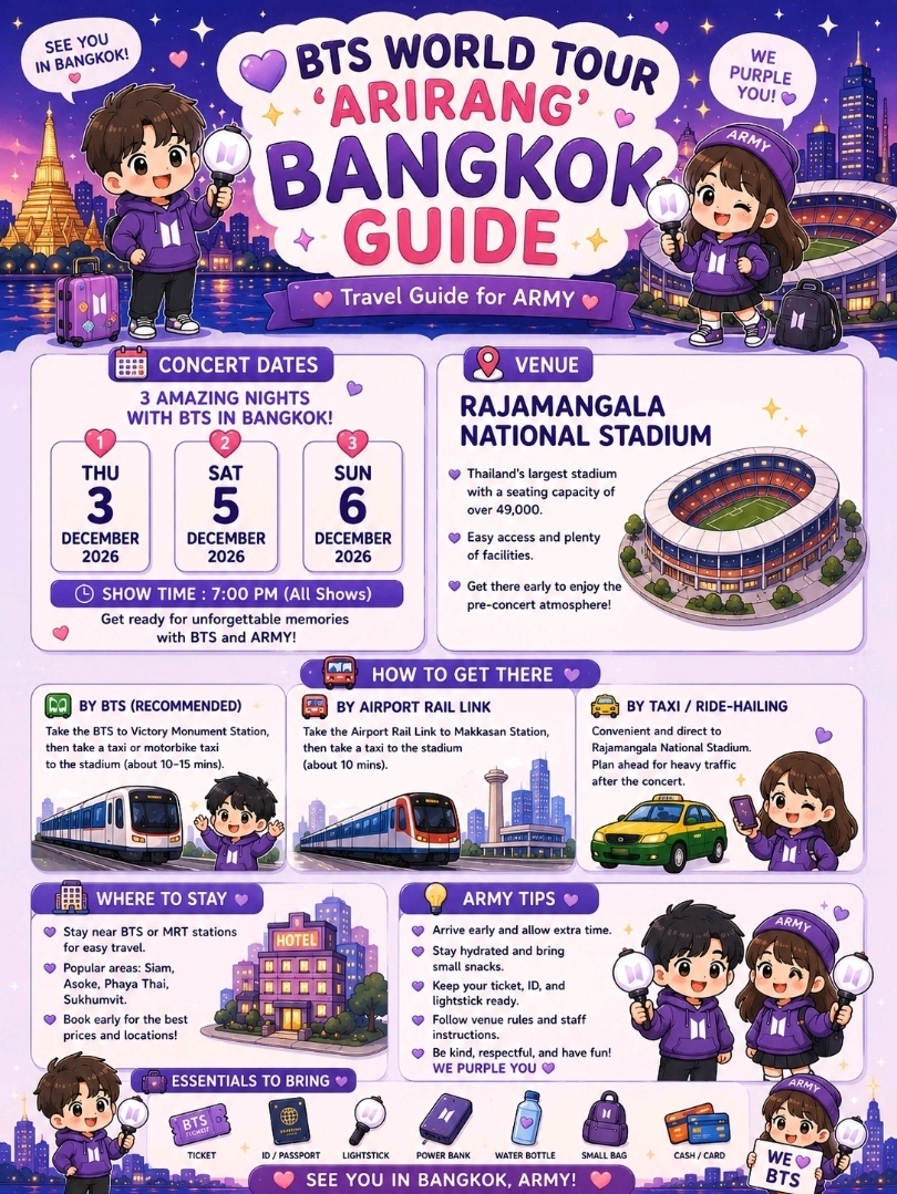 💜 ARMYのためのBTSバンコク完全ガイド