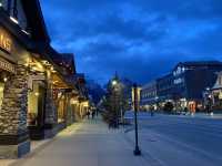 Banff Town at night